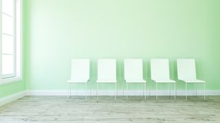 Picture of an empty waiting room